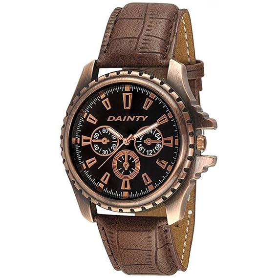 DAINTY Analog Brown Dial Men's Watch - EG-W-CP