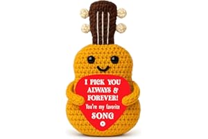 JETTRYRAN Anniversary Wedding Gifts for Women Men Husband Wife I Love You Christmas Valentine Gifts for Him Her Girlfriend Boyfriend Birthday Halloween Thanksgiving Ideal Crochet Guitar for Guitar Lover Couple