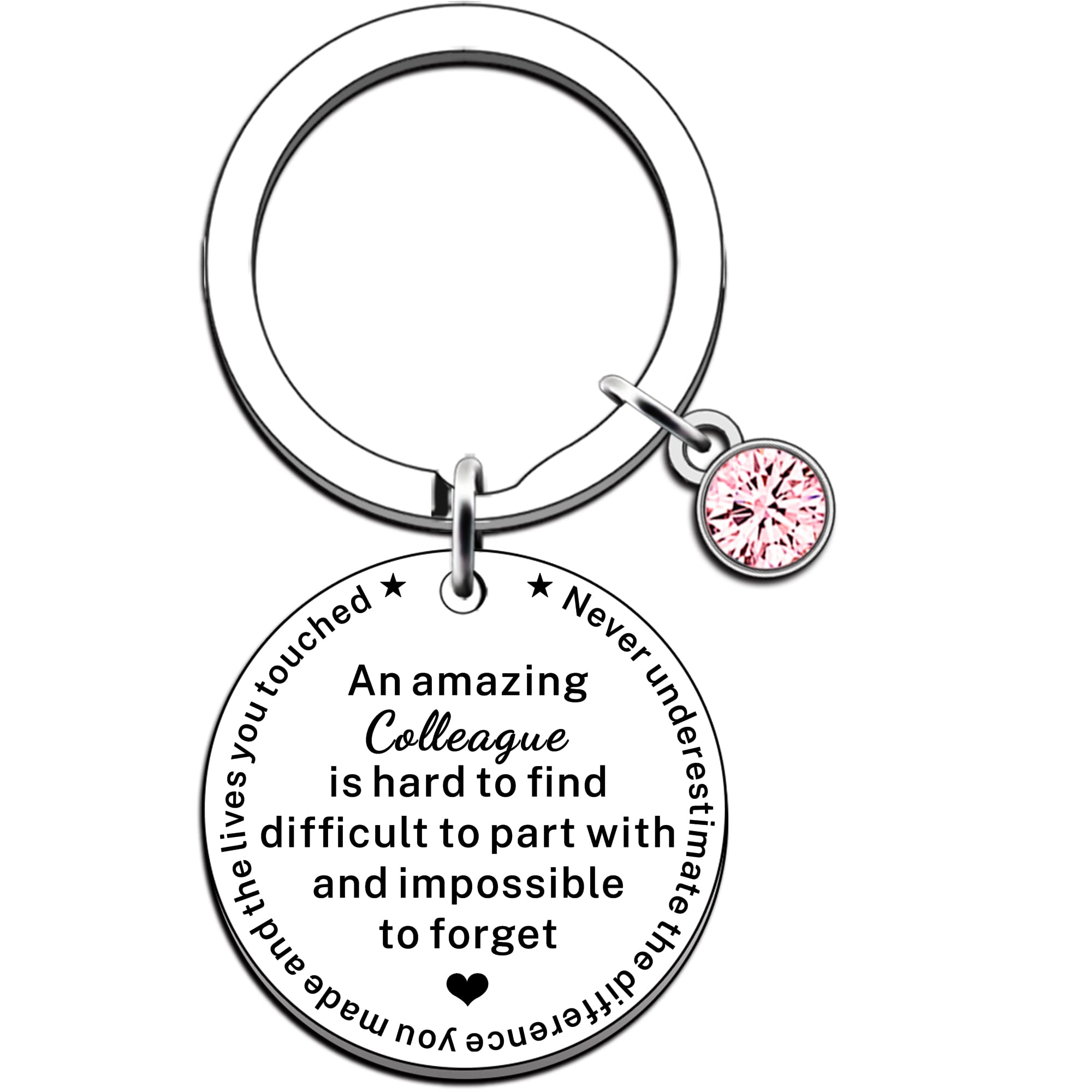 JMIMO Colleague Leaving Gifts Colleague Keyring Keychain Going Aways Gifts Appreciation Gifts for Colleagues Coworker Friend Farewell Gifts