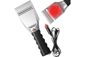CAYYET Winter Car Heating Ice Scraper The Heating Element Helps to melt The ice and Makes it Easier and Less laborious to Remove Snow ice and Thick ice from The car Body Suitable for Automotive Needs