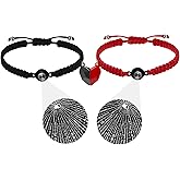 VIMIEW I Love You 100 Languages Magnetic Couples Bracelets 2,Handmade Matching Bracelets Jewelry for Lovers,Christmas Valentine's Day Birthday Gifts for Men Women.