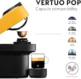 Nespresso Vertuo Pop by De'Longhi Yellow 6 Cup Sizes Starter Pods Included view 3