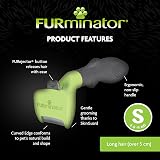FURminator Undercoat deShedding Tool Small Long Hair Dogs 4.5-9 kg view 4