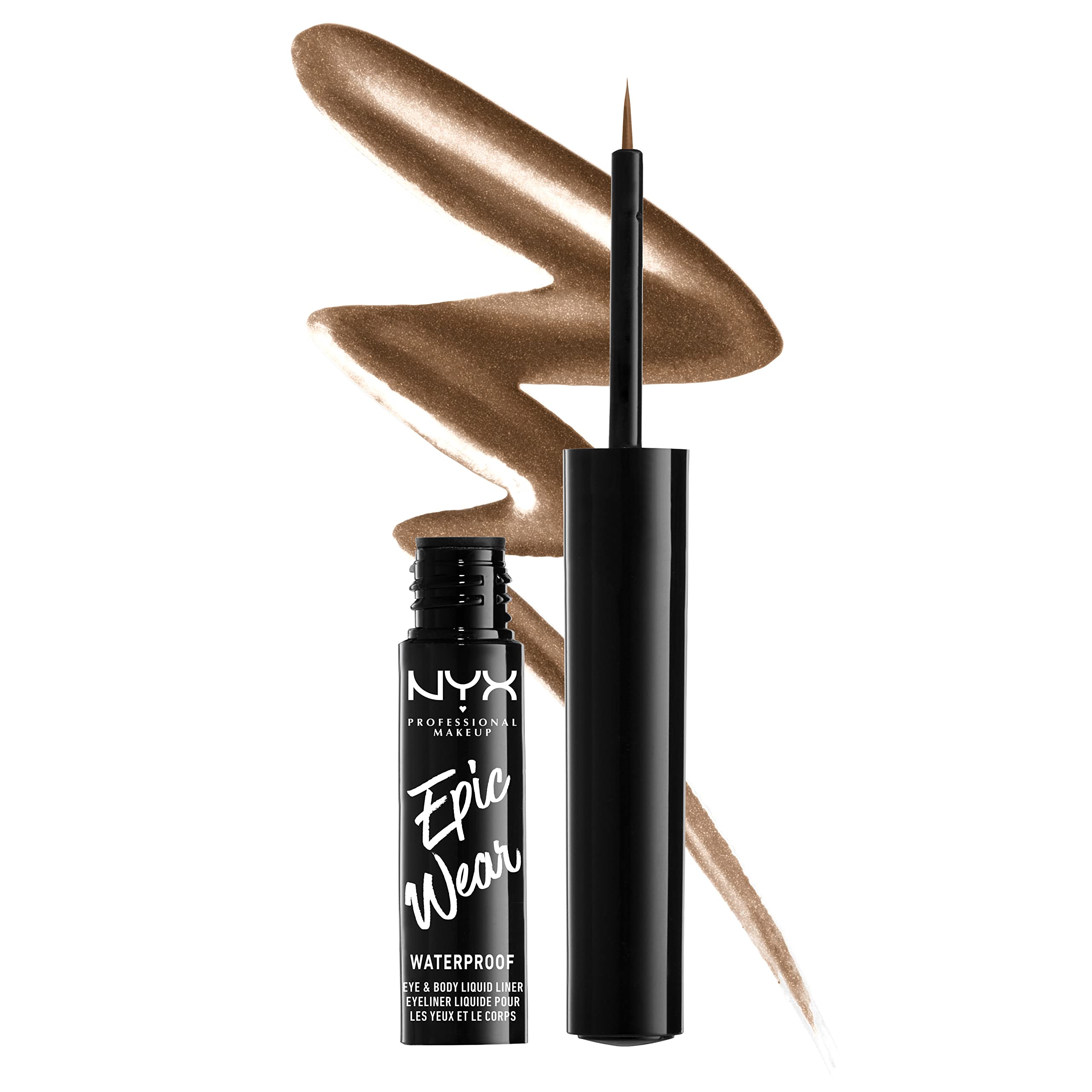 NYX Professional Makeup - Epic Wear Metallic Liquid Liner - Brown Metal