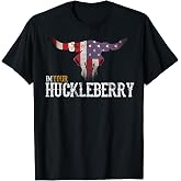 Im Your Huckleberry Vintage Retro Bull Western Movie Quote T-Shirt