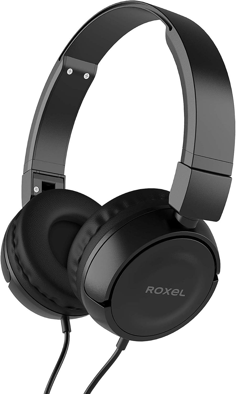Roxel RX110 Lightweight Wired Foldable Headphones with Mic & Volume Control, On-Ear Headphones, Ergonomic Design