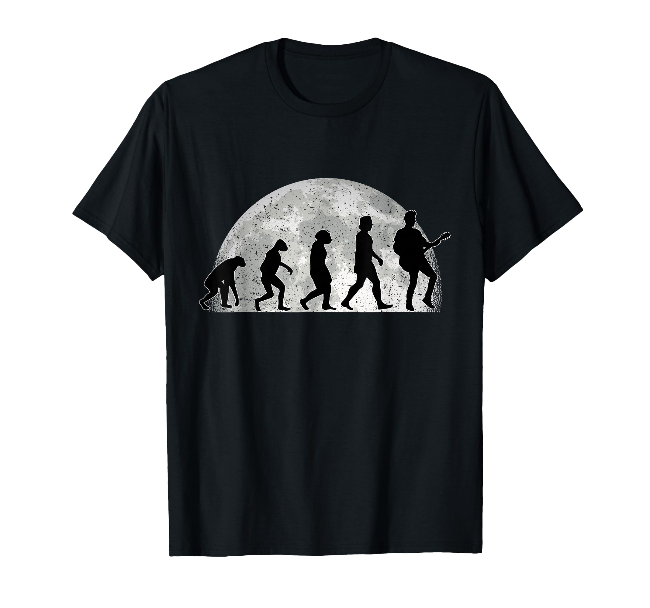 Guitarist Evolution Moon Electric Guitar Bass guitar T-Shirt