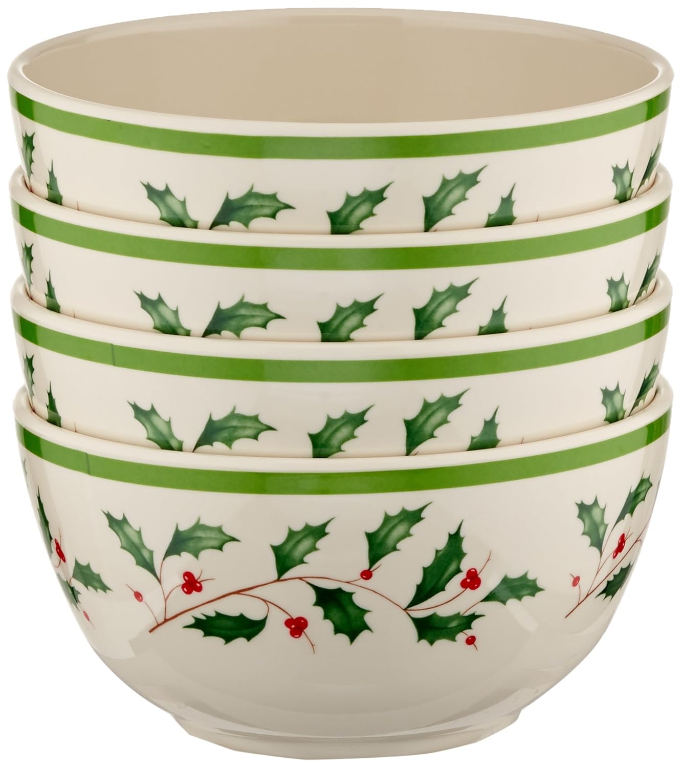 Lenox 870016 Holiday Melamine 4-Piece All Purpose Bowl Set