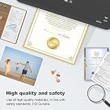 Bonsaii A4 Laminating Pouches 100 Sheets 160 Micron Glossy Clear LP100-A4 view 6