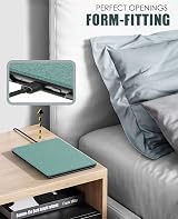 MoKo Case for 6.8" Kindle Paperwhite 2021, Auto Wake/Sleep, Denim Green view 6
