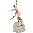 Cosmos Gifts 20866 Spinning Ballerina Musical Ceramic Figurine, 7-Inch