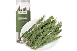SIJIYUNLI-Rosemary 25g/0.88oz Whole stem bottled rosemary segments, spices and seasonings for cooking red wine, frying steak, pasta and Western cuisine