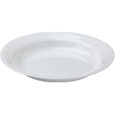 Corelle Winter Frost White 15oz Rimmed Glass Soup Bowl, Pack of 6