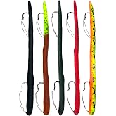 DeLong Lures 6" KILR Worm &ndash; Made in USA Weedless Pre-Rigged Soft Plastic Swimbaits, Extra Durable Bass Fishing Lures for Pike and More, 5-Pack Variety