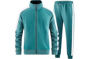 AEELEIRE Men's Tracksuits Long Sleeve Full Zip Jackets and Pants 2 Piece Outfit