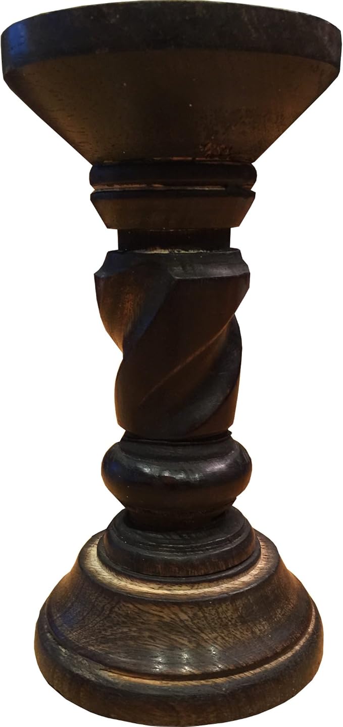 Amazon.de: Kerzenständer, Holz, geschnitzt