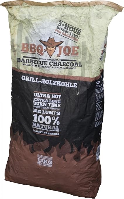 Joe Bbq Best American Quebracho Weiss Steakhaus Holzkohle 15 Kg Amazon De Garten