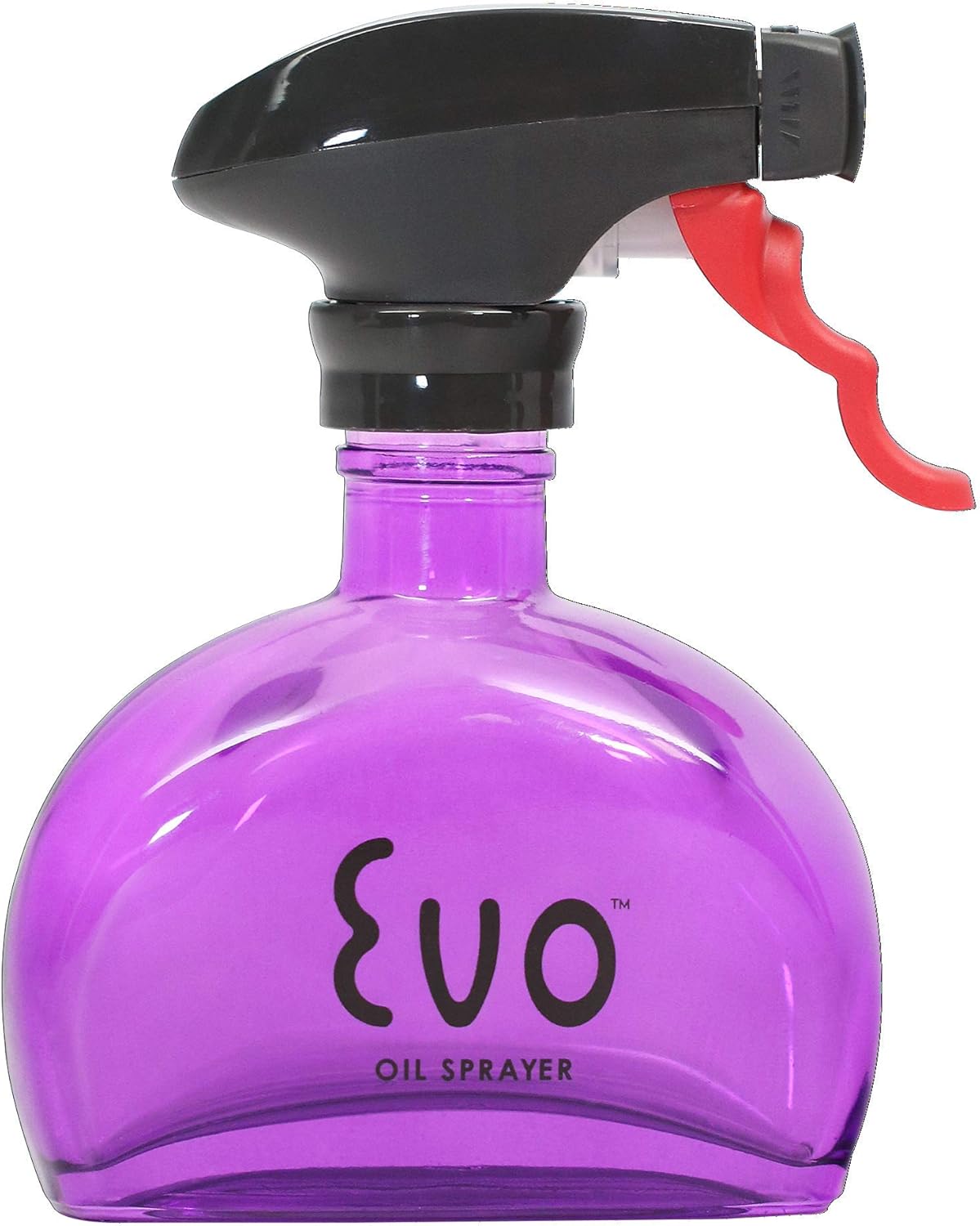 Evo Oil Sprayer 8116PR Bottle, Non-Aerosol for Olive Cooking Oils, 6-Ounce Capacity, Purple