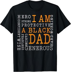 Black Father King Fathers Day Dad Matter Husband Dope Leader T-Shirt