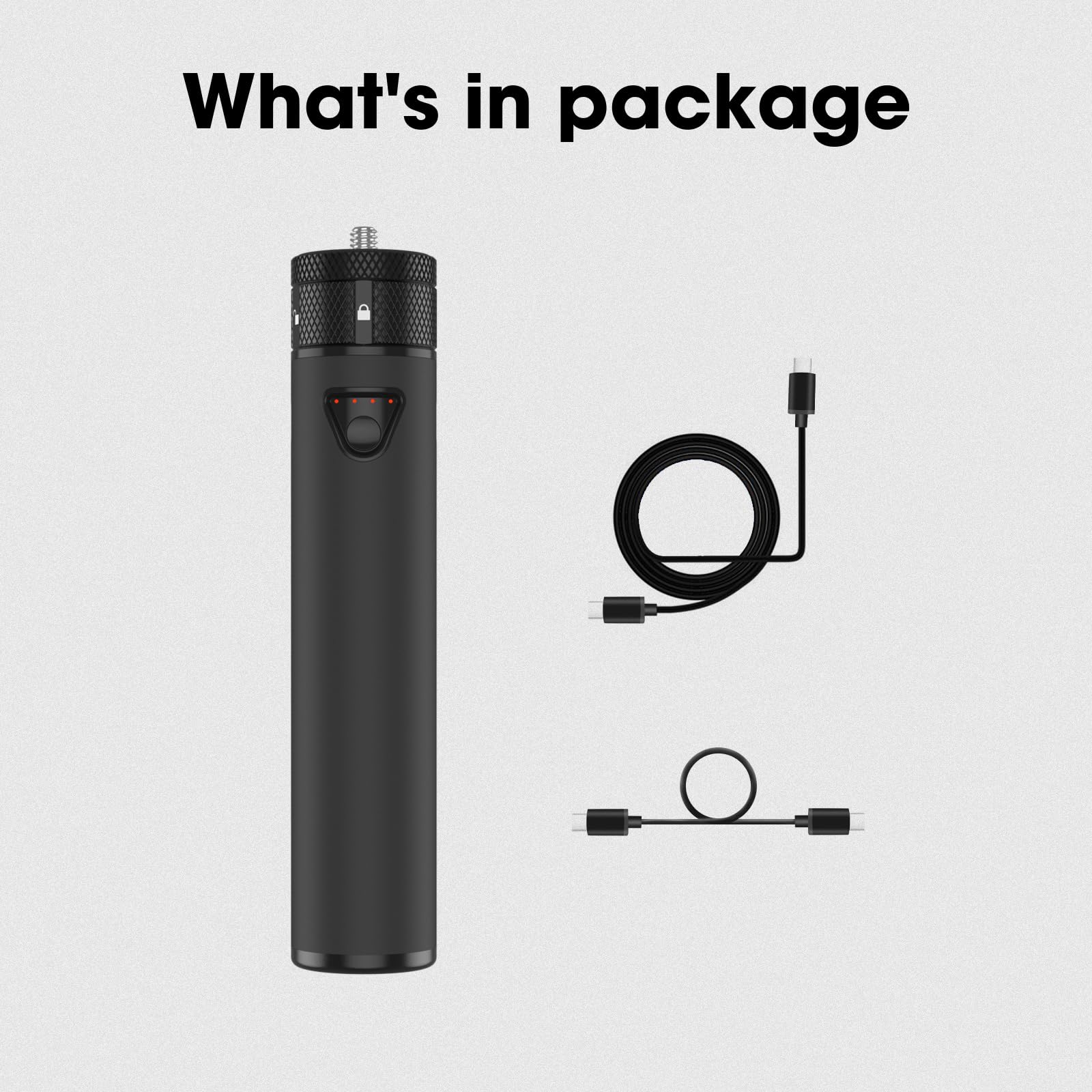 Smatree Portable Power Stick(Power Bank) Compatible for DJI Osmo Mobile 7/6, Extension Rod with 5000mah Battery Compatible for Osmo Mobile 7/6(Osmo Mobile 7/6 is Not Included)