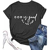 Christian Shirt for Women Jesus The Way The Truth The Life T-Shirt Bible Verse Inspirational Tee Tops