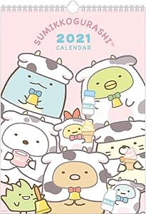 San-X SC G 2021 Calendar (Japan) Wall-Hanging B4 CD34801 [Size] 365x256mm