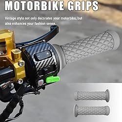 Gasedin 2 PCS Motorcycle Hand Grips, 7.8" Anti-Slip