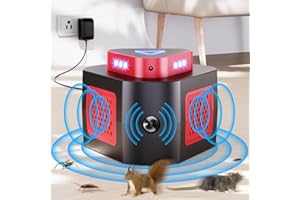 Tirgo Mouse Repellent Ultrasonic Plug in, 2025 Upgraded Ultrasonic Pest Repeller with 4-Modes & Flashing Light, 360° Ultrasonic Mouse Blocker for Home Attic Basement Garage Warehouse