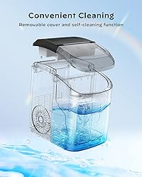 Nugget Ice Maker Countertop - 33lbs/24H, Silonn
