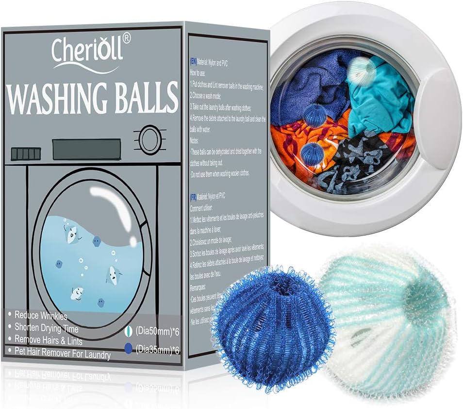 Washing Ball, Lint Remover Balls, Laundry Wash Balls, Pet Hair Dryer Ball Lint