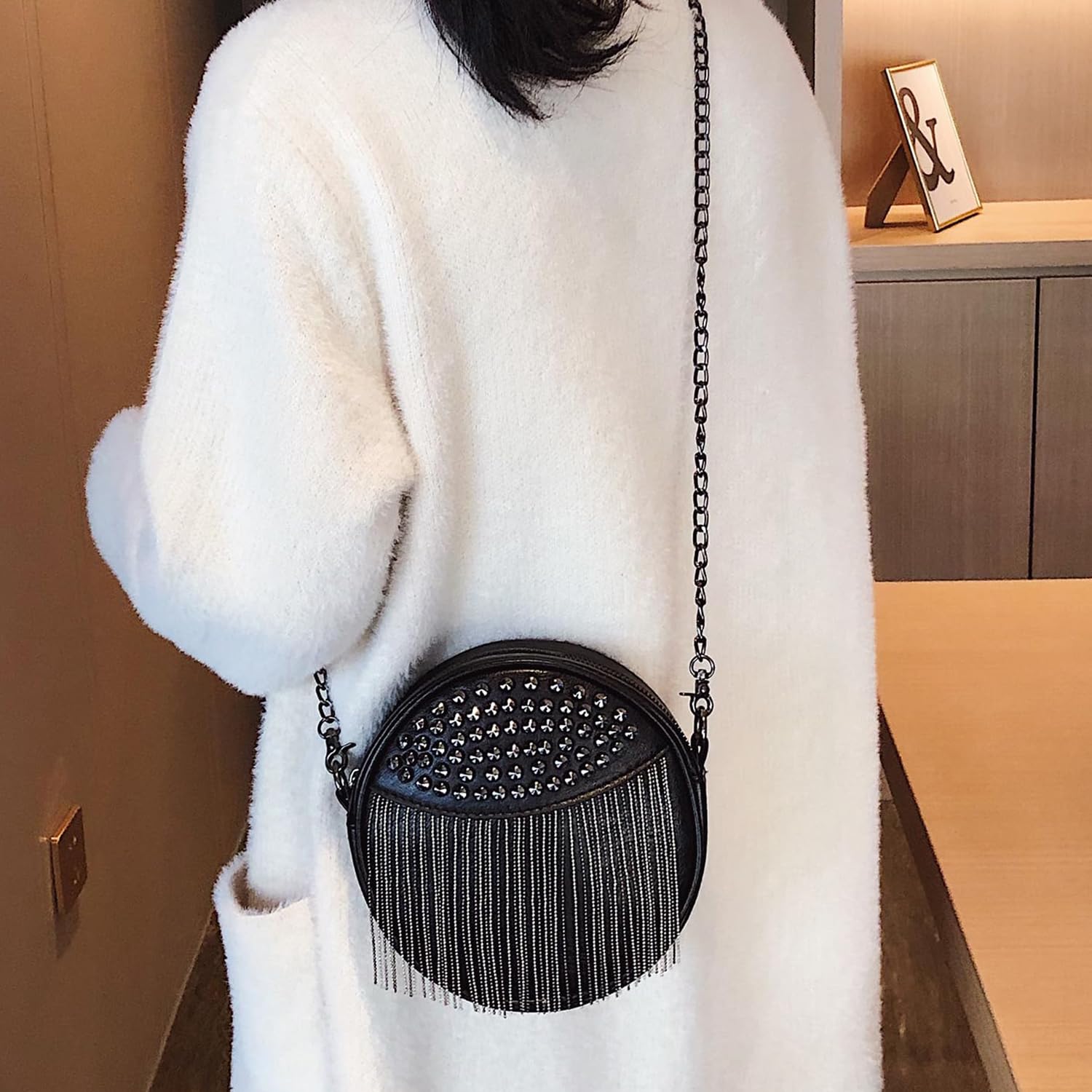 200pcs 12mm Round Dome Rivets Spike Studs Spots Nailhead Punk Rock DIY Leather Craft for Shoes Clothing Bag Parts Decoration (Silver)