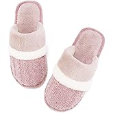 MAXTOP Women's Fuzzy Memory Foam Slippers Warm Gifts Trendy House Slippers Anti-Skid Rubber House Shoes for Women Mom Girlfriend Indoor Outdoor