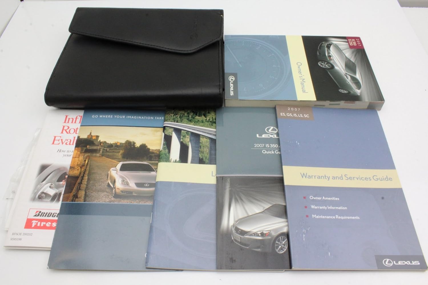 Amazon.com: 07 Lexus IS250 IS350 Vehicle Owners Manual Handbook Guide Set:  Arts, Crafts & Sewing
