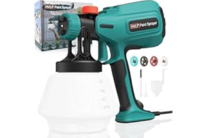 KOVDON Paint-Sprayer, 700W HVLP Spray Gun, 2024 Upgraded, 4 Copper Nozzles & 3 Spray Patterns, Easy to Clean, Ideal Paint Sprayer for Furniture, Cabinets, Fences, Decks, Walls, DIY Projects, etc.