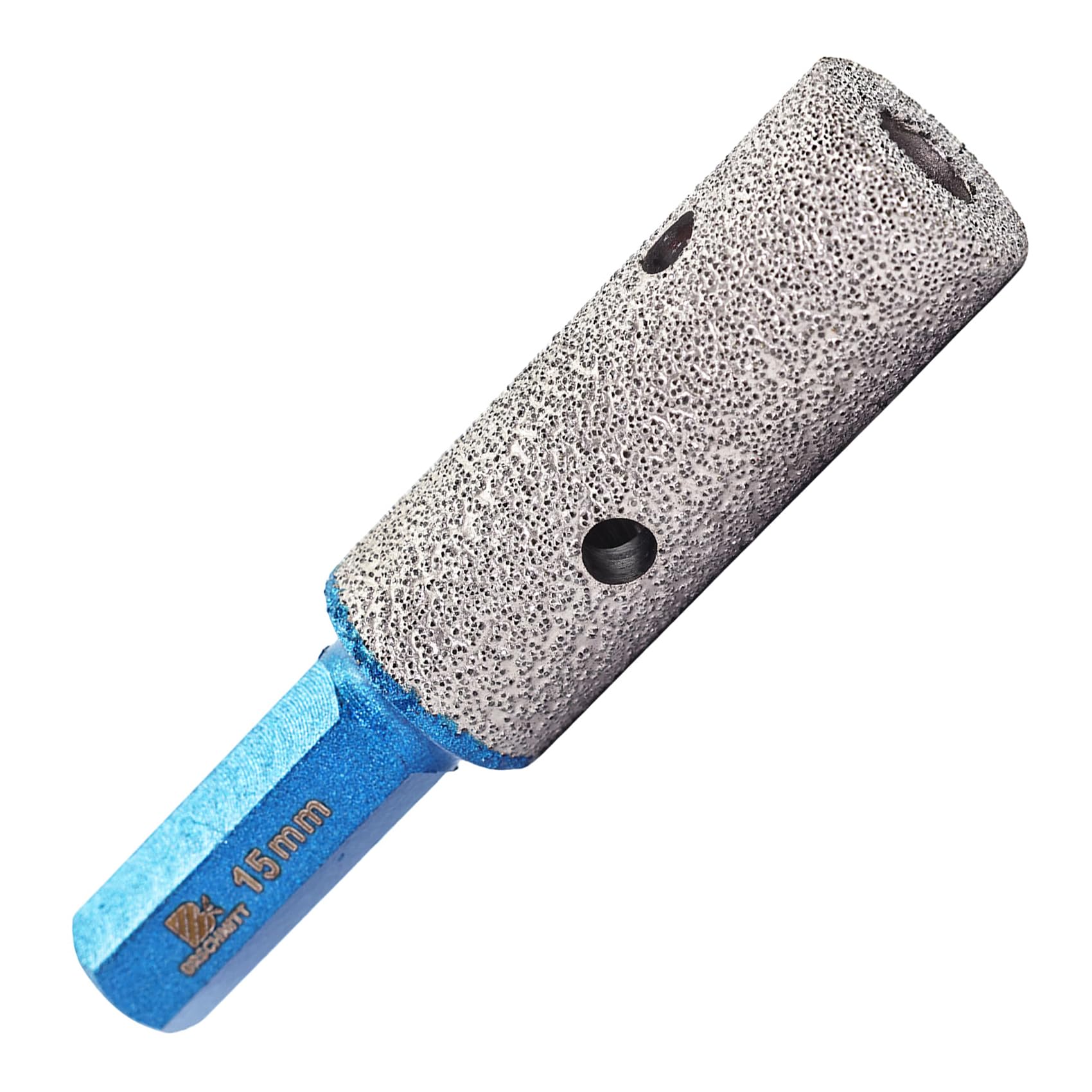 Diamond Finger Milling Bits 15mm- BRSCHNITT Dry Core Drill Bit for Enlarging Shaping Existing Holes of Porcelain,Hard Ceramic,Granite,Marble hex shank