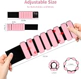 TOPESCT Adjustable Wrist Weights Set of 2 1lb Each Pink view 4