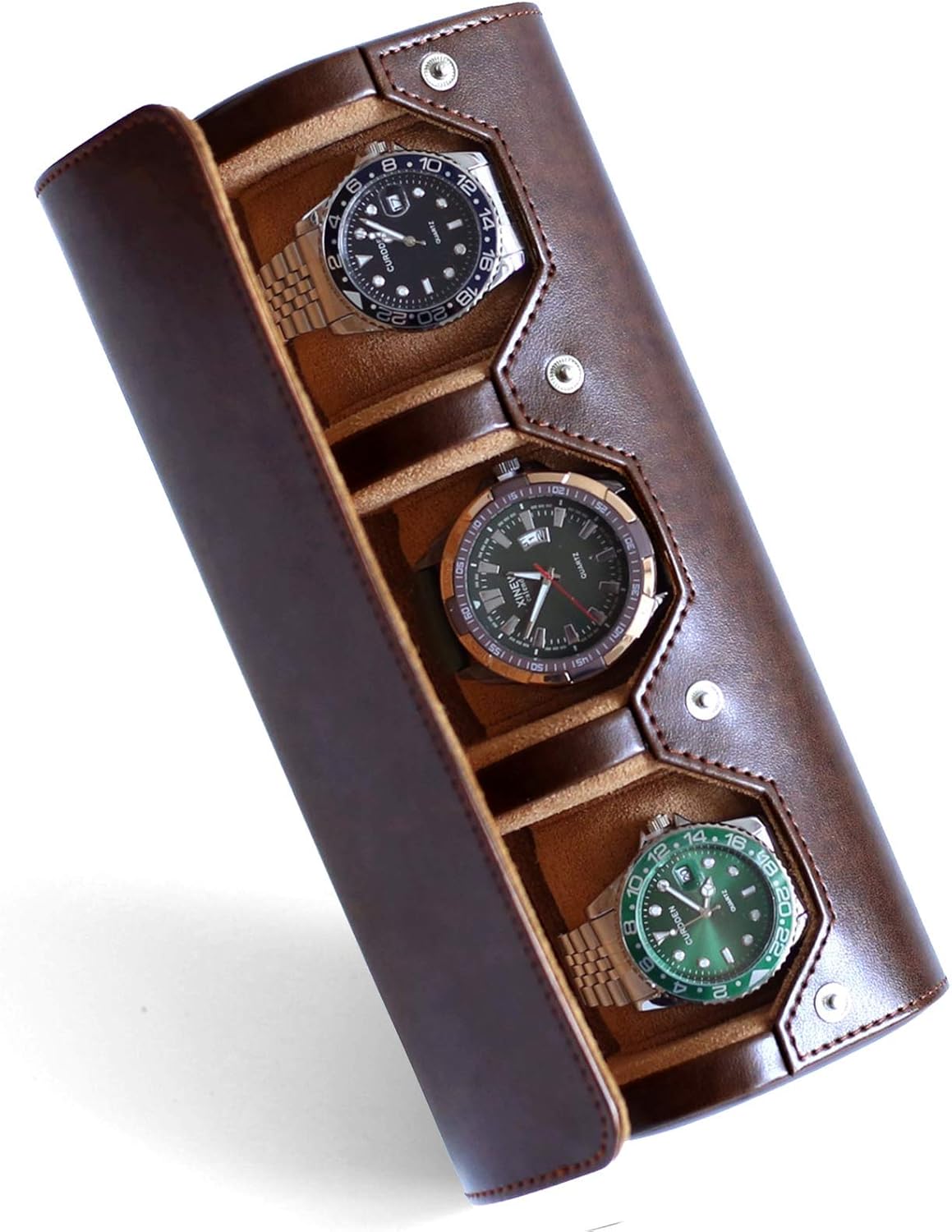 Besforu Watch Box Organizer for Mens Watch case Travel roll