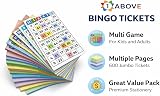 1ABOVE Bingo Tickets Stationery Multi Game Fun Books Pages Jumbo 1A-8002 view 6