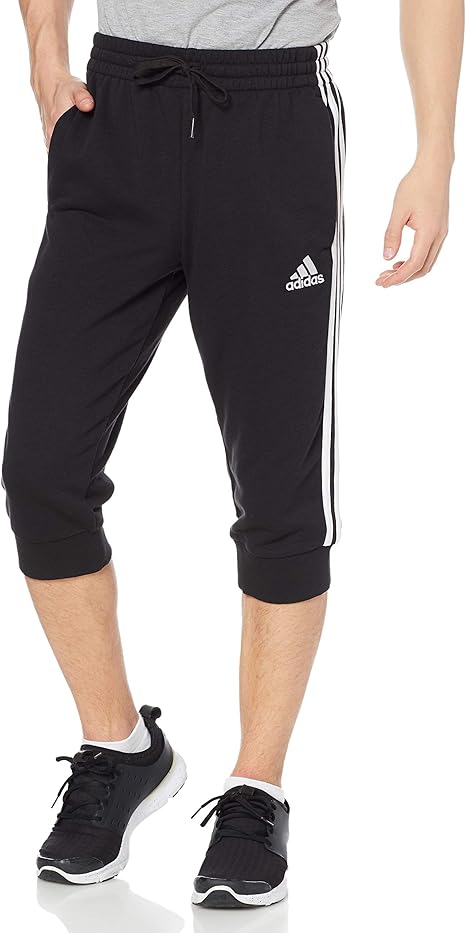 Amazon アディダス スウェット エッセンシャルズ 3ストライプス フレンチテリー テーパード カフ 3 4パンツ メンズ フィットネス トレーニング ロングパンツ 通販