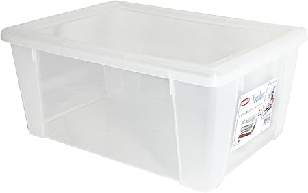 Stefanplast 19492700 -Caja de almacenaje, plástico de 39 x 29 x 17: Amazon.es: Hogar