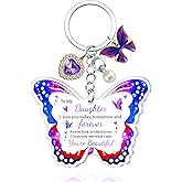 Crizaor Valentines Day Gifts For Her Him Purple Butterfly Gifts For Mom Daughter Girlfriend Daughter-In-Law Mothers Day Gift