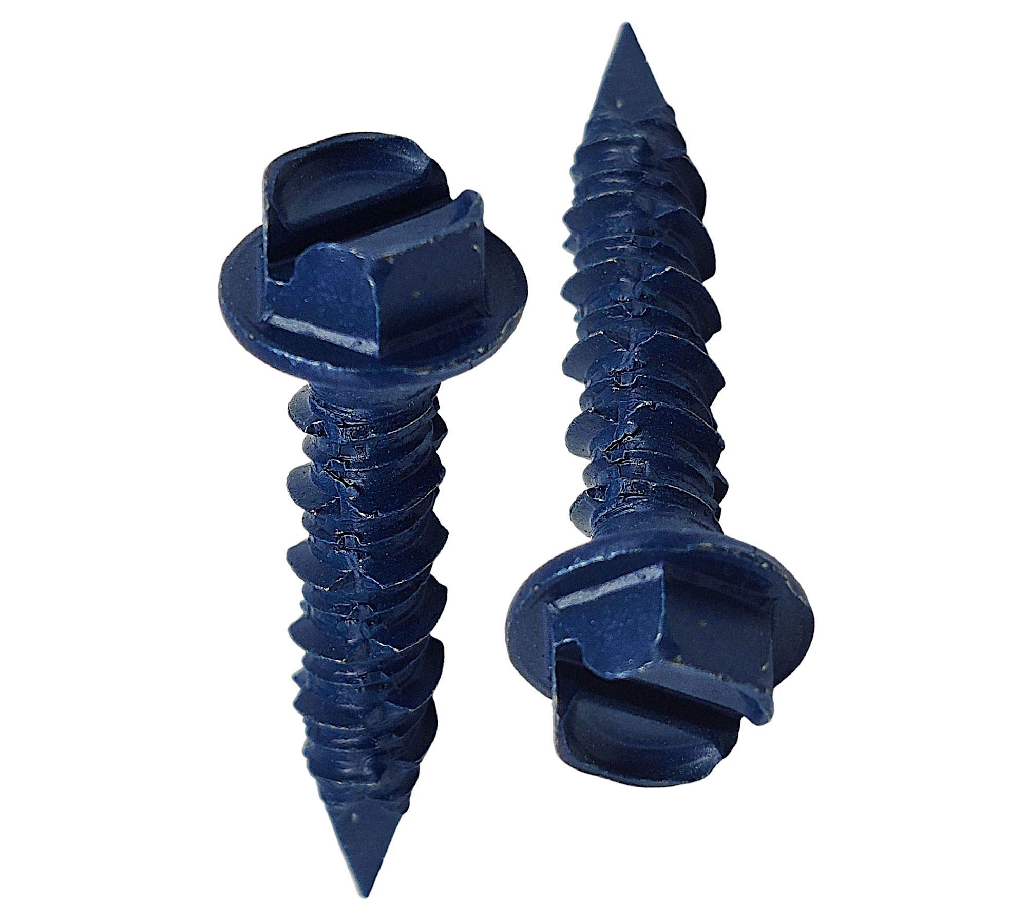 DOJA Industrial | Concrete Torx Screw 6,5mmX32mm | PACK 50 | Flat Head Countersunk Driver Bit Screw Box | Steel Zinc Plated Torx Decking Screws | Masonry/Brick/Wood/Frame/Door/Home Plug Fixings