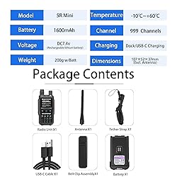 BAOFENG UV-5R Mini Dual Band Two-Way Radio