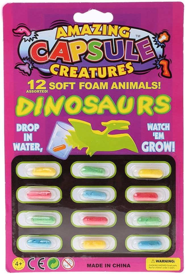 Coolbitz Magical Growing Creatures Animal Capsules Expanding Soft Foam Sponge Toy Gift