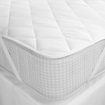 Mharo Rajasthan Waterproof Double Bed White Mattress Protector