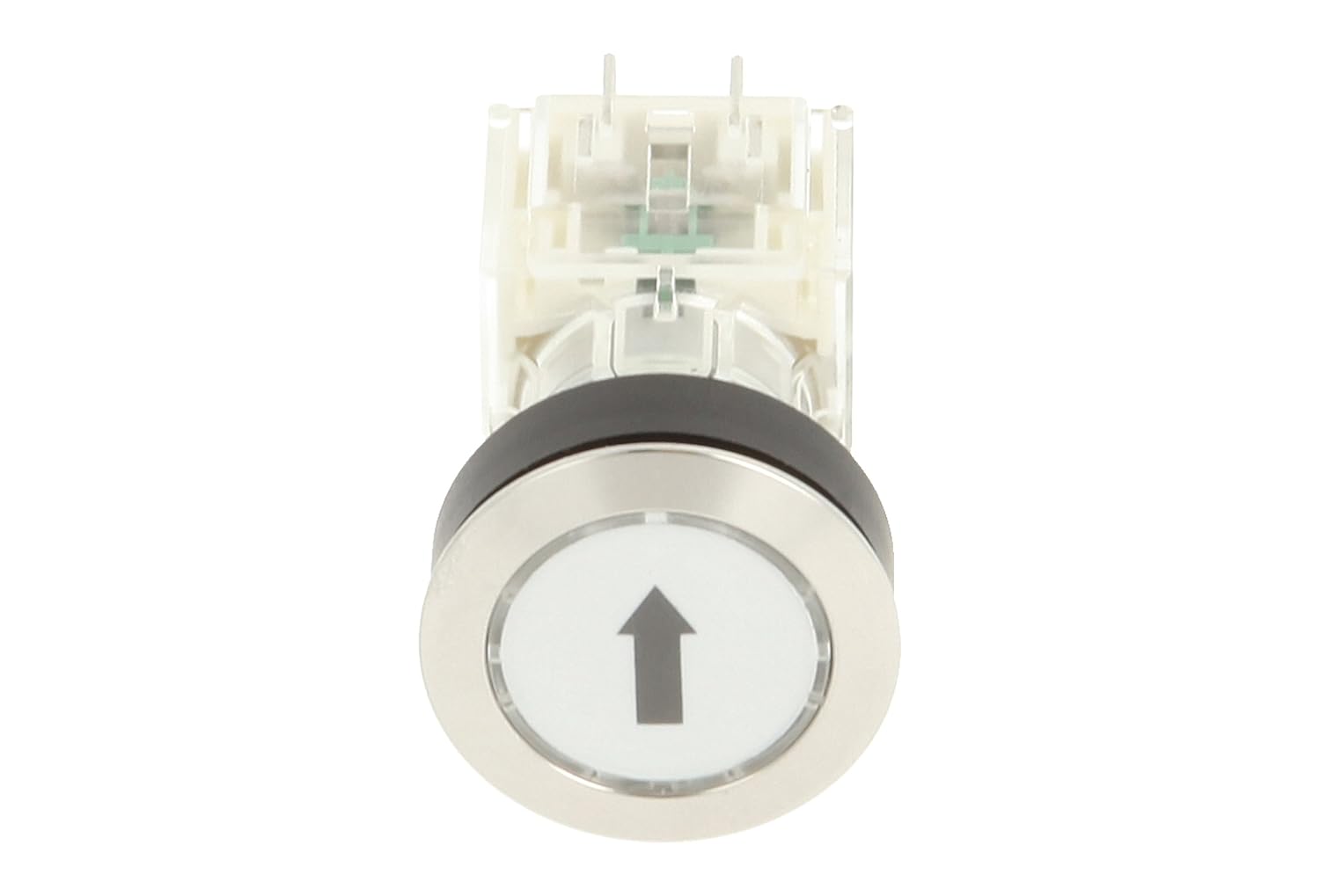 Schlegel 23.000.537 Push Button Stainless Steel, Clear Button Cap, Identification Plate Arrow - Image 5