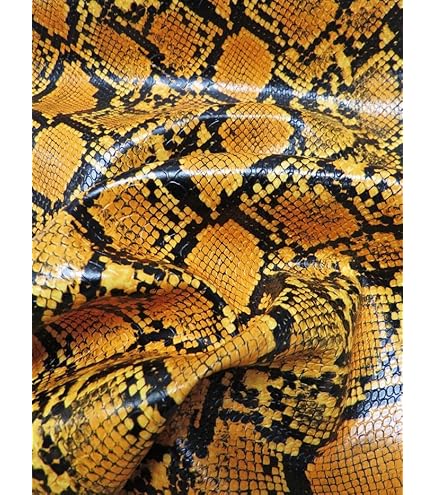 Amazon.com: Realistic Snake Skin Embossed Vinyl - Calico