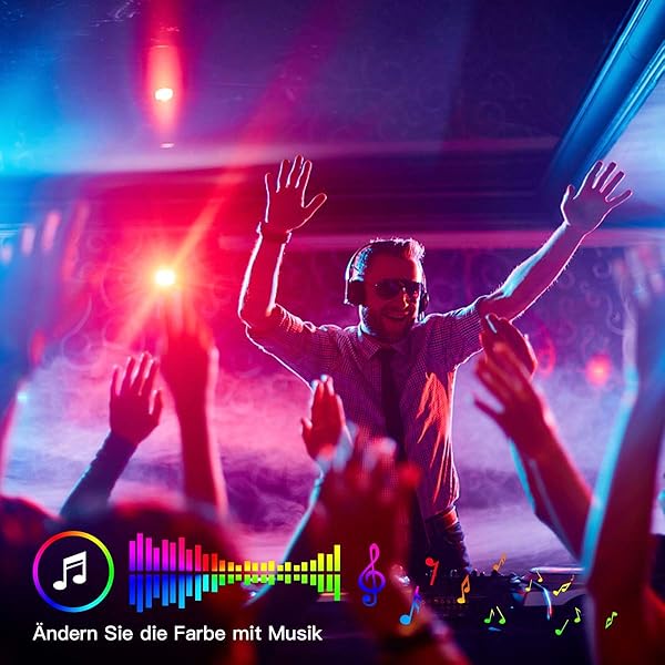 Aoycocr GU10 Smart Lampe Smart Home Glhbirnen RGBCW Wlan Alexa Bluetooth Lampen Musik dimmbar steuerbar via App 35W warmweies Licht Kompatibel mit Amazon Alexa Echo Dot Google Home 4PACK