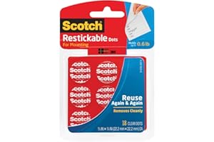 Scotch Restickable Dots, 7/8 x 7/8-Inches (R105)