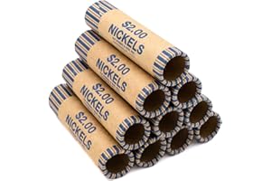 CAROUSEL CHECKS INC. Pre-formed Nickel Coin Wrappers (Bundle of 220)